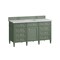 James Martin Vanities Brittany 60in Single Vanity, Smokey Celadon w/ 3 CM Arctic Fall Top 650-V60S-SC-3AF - alternate 7